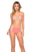 Luli Fama Starfish Wishes Gold Net Center Sporty Bra